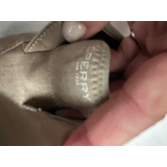 Sperry Boat‎ Shoes Memory Foam Casual Tan Toddler Shoes Size 3M - Picture 9 of 11